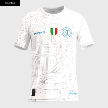 Miras™ Edizione Limitata Napoli Maglia dei Campioni 2025 (Bianca)