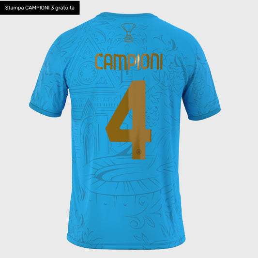 Miras Edizione Limitata – Maglia Napoli Campioni 24/25 (Azzurra)